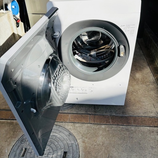 直接引き取り10,000円引き⭐︎大阪府下又は近郊は配送設置込み? SHARP 11/6kg ドラム式洗濯機 ES-P110-SL 2