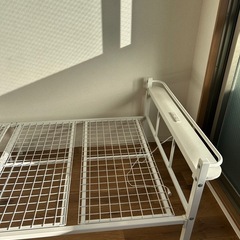 ニトリ　コンセント付き　シングルベッドの画像