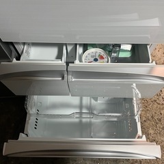 TOSHIBA 東芝 ベジータ 5ドア ノンフロン冷凍冷蔵庫 465L GR-S470GZ 2021年製  製氷OK！ スリムタイプ VEGETA 稼働確認済 ④の画像