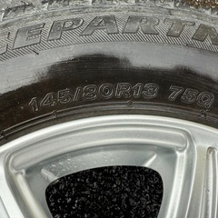 軽自動車用ブリヂストンスタッドレス＋アルミホイールセットの画像