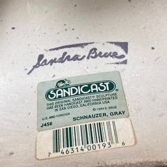 SANDICAST サンディキャスト シュナウザー グレー　置き物　レトロの画像