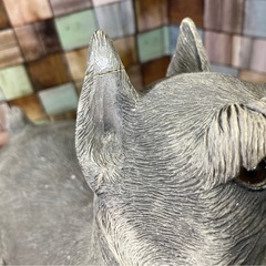 SANDICAST サンディキャスト シュナウザー グレー　置き物　レトロの画像