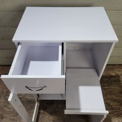 キャスター付き キッチンカウンター/キッチン収納  W600×D410×H890mm 25j菊NSの画像