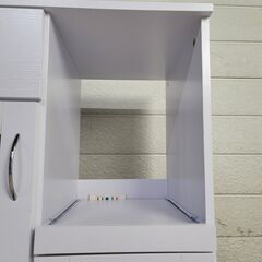 キャスター付き キッチンカウンター/キッチン収納  W600×D410×H890mm 25j菊NSの画像