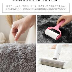 【新品】カーペット ラグマット 長方形 ラグ シャギーラグ 120x160cm グレーの画像