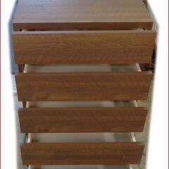 【￥5500】ニトリ ハイチェスト 5段 ブラウン 収納の画像