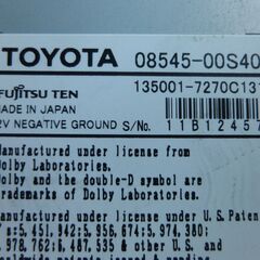 トヨタ純正ナビ　NHDT-W59 36065の画像