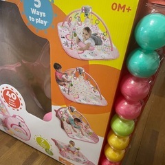 ブライトスターツ5-in-1ヨアウェイ・ボール・プレイジムレインボーの画像