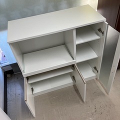 W2510-669 ニトリレンジボード　収納家具　中古美品　キズ汚れ有りの画像