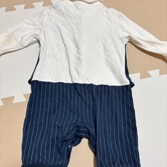 【決定】ロンパース　お祝いタキシード　70　の画像
