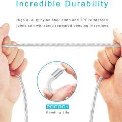 iphone 充電 ケーブルライトニング 3本セット 充電器 ケーブル 急速充電の画像