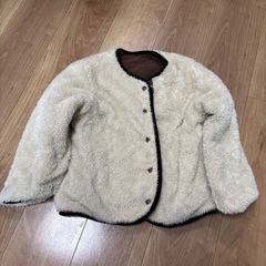 ブラウンキルティングジャケット　120サイズの画像