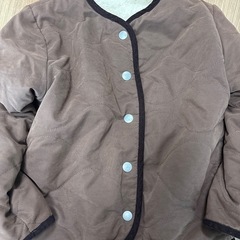 ブラウンキルティングジャケット　120サイズの画像