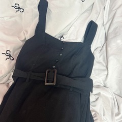 GRL ジャンパースカート 黒の画像