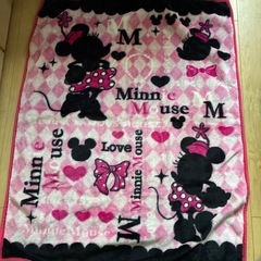 ミニーもうふ毛布の画像