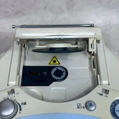 A8142【お買い得商品‼】KOIZUMI コイズミ CDラジオ ラジカセ ラジオカセット コンパクト 小型 ラジオ動作確認済 震災 停電 災害対策 グッズ 軽量 SAD-4772の画像