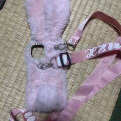 iPhone13対応 うさぎ耳スマホケース ピンク🐰✨ ストラップ付き／とってもかわいい💖の画像