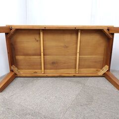 新札幌 / 木製 ローテーブル センターテーブル 座卓 机 サイズ約：幅109.5×奥行55×高さ38cm / No.3664の画像