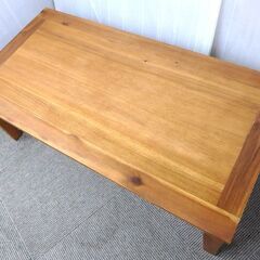 新札幌 / 木製 ローテーブル センターテーブル 座卓 机 サイズ約：幅109.5×奥行55×高さ38cm / No.3664の画像