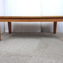 新札幌 / 木製 ローテーブル センターテーブル 座卓 机 サイズ約：幅109.5×奥行55×高さ38cm / No.3664の画像