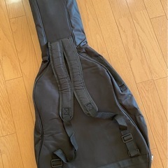 プレミアムブラックギターケース 104.14cm スポンジパッド付き 防水素材 ダブル調整可能ショルダーストラップの画像