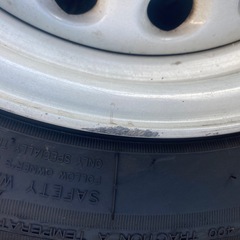 BRIDGESTONE  SUPER RAP  14インチ 6J PCD100 4H タイヤ ホイール 4本 の画像