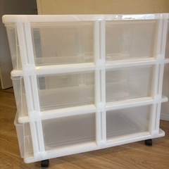 押入れ用　衣装ケース3段の画像