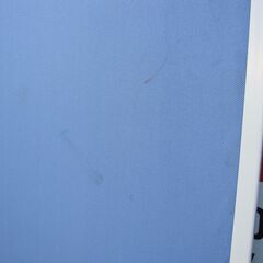 無料　パーテーション4枚・脚11本セット　高さ1800程度　ブルー　汚れありの画像