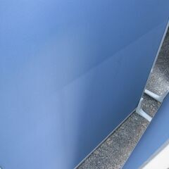 無料　パーテーション4枚・脚11本セット　高さ1800程度　ブルー　汚れありの画像