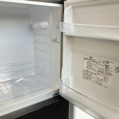 2ドア冷蔵庫　ニトリ　NTR-106BK  106L　2024年製の画像