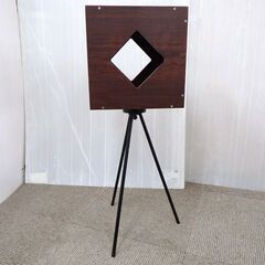 新札幌 / インテリア 収納ラック 小物置き 三脚型 木製 収納ボックス / No.3665の画像