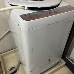 10/29まで！傷凹みありSHARP 洗濯機の画像