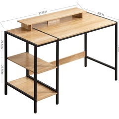 【11末処分】パソコンデスク　ゲーミングデスクの画像