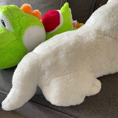 犬のぬいぐるみ、ヨッシーぬいぐるみ2個セット
の画像