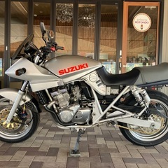 SUZUKI GSX250S 刀 カタナ　GJ76A 実働　書付き　機関良好　自賠責保険付き　DICマフラー　前後タイヤ新品　アップハンドル装着　の画像