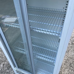 ★動作良好★Panasonic パナソニック 冷蔵ショーケース SMR-H138NB★幅600 奥行550 高さ1395mm★スライドドア 薄型 厨房 業務用 冷蔵庫★の画像