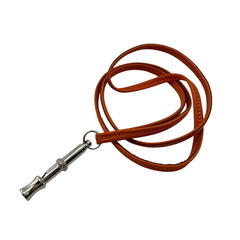 エルメス HERMES その他小物 シフレ ドッグホイッスル 笛 ペンダント ネックレス 犬笛 オレンジの画像