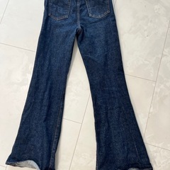 MOUSSY ダークブルーブーツカットデニムの画像