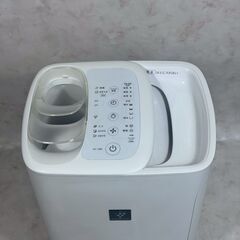 A8149【お買い得商品‼】SHARP シャープ 加湿器 ハイブリッド加湿器 ハイブリッド式　2018年製 主に9畳用 空焚き防止機能 空調家電 小型 おしゃれ 風邪 ウイルス対策 乾燥 HV-H55 の画像