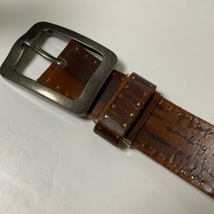 本革 　ブラウン　ベルト 日本製 レザーベルト　EST-1961の画像