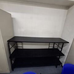 棚　黒　木製　1500円でお譲りします　フルオーダー製の画像