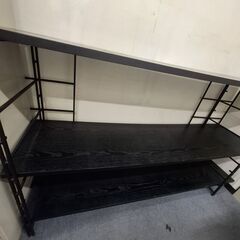 棚　黒　木製　1500円でお譲りします　フルオーダー製の画像