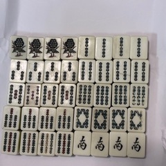 手打ち用　麻雀牌　箱なし　牌のみ練習用。 の画像