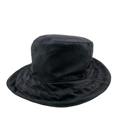 ルイヴィトン LOUIS VUITTON ハット モノグラム アピアリング バケットハット 帽子 リバーシブル M77117 ブラックの画像