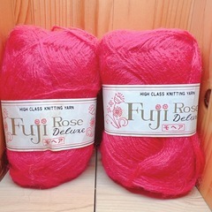 ハマナカツインモヘア　10個セット＋その他毛糸まとめ売りの画像