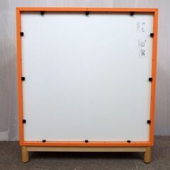 新札幌 / IKEA イケア EKET エーケト 収納キャビネット オープンラック カラーボックス オレンジ / No.3666の画像