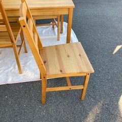 ナフコ　ダイニングテーブルセット　　リサイクルショップ宮崎屋　佐土原店　25.10.28の画像