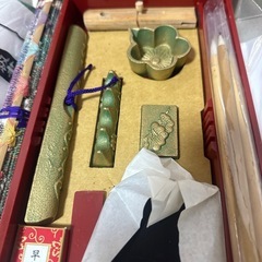 書道具 硯 文鎮 筆置きの画像