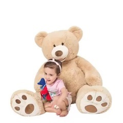 コストコ　大きいくまのぬいぐるみ　134cmの画像