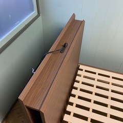 【まだまだ使える品物です】ニトリ　シングルベッドフレーム　すのこタイプの画像